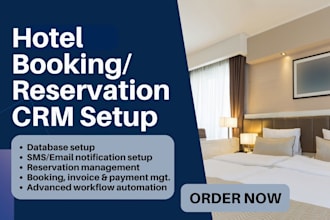 set up hotel CRM aiosell sage croclub lark visito bigin airship roommaster CRM