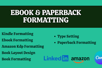 format ebook, amazon kdp formatting, book cover, book formatting, book design