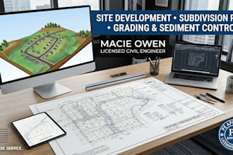 site development subdivision plan sediment control grading florida illinois ohio