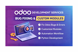 fix odoo bugs, errors and customize your odoo module