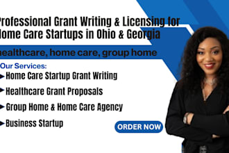 do homecare, healthcare setup grant writing, grant proposal for georgia