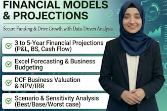 do financial modeling, forecasting, budgeting and business valuation