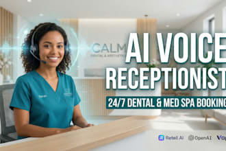 build an ai voice receptionist for dental clinics and med spas