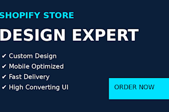 design redesign and revamp shopify store and shopify website