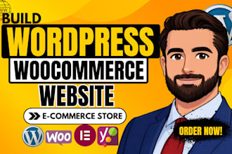 build wordpress woocommerce ecommerce website and online store fast with seo
