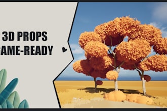 create stylized 3d game ready props