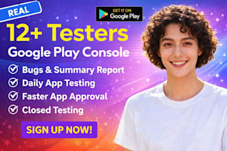 12 testers web tester google play closed testing mobile app testing play console