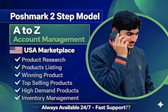 be your poshmark  for account management and profit share