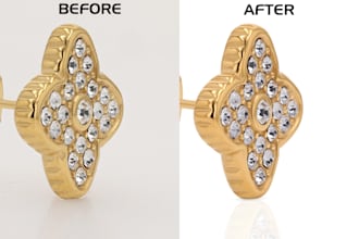 do professionally retouch your jewelry image
