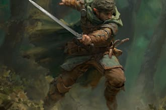design a unique dnd character with backstory