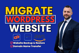 migrate, clone wordpress website, website designer and wordpress migration