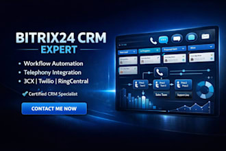 setup bitrix24 workflow bitrix crm telephony integration 3cx ringcentral twilio