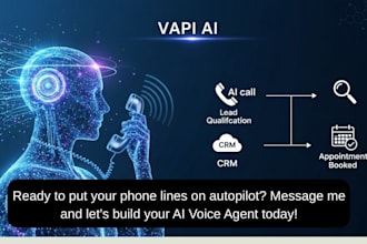 create ai receptionist ai sales agent inbound outbound calls vapi ai n8n make