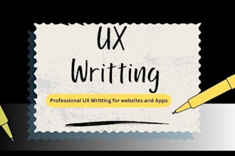 deliver killer UX copy and website copywriting