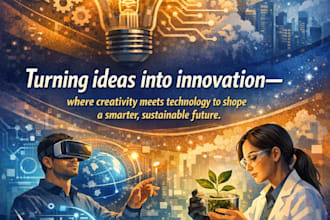 design an innovative poster for your gig