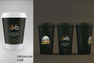do unique paper coffee cup, paper cup, ice cream cups design