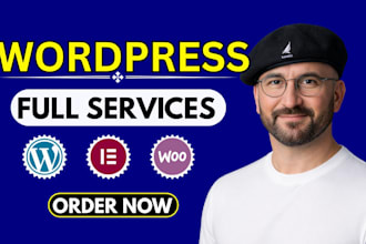 build, customize modern wordpress website, custom wordpress store or webshop