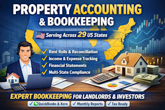 handle real estate bookkeeping