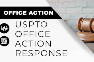respond to uspto trademark office action, refusal, objection and office action
