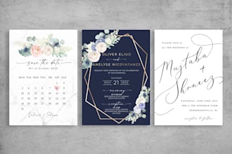 create elegant wedding invitations
