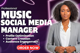 music social media manager artist video reels edit instagram content creator