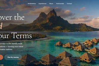 create an professional, and lightning fast website