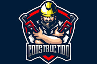 create engineering mascot logo design with unlimited review