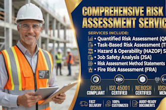 create comprehensive hse risk assessment, jsa, and method statement