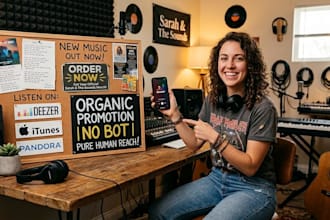 do massive itune, deezer, pandora music promotion to real and active audiences