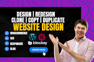 expertly clone duplicate copy any website to wordpress with elementor or blocksy