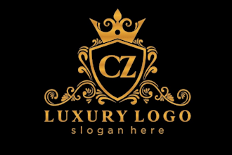 draw wonderful vintage jewelry logo design with business service