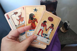 do a professional y2k style tarot reading for your future
