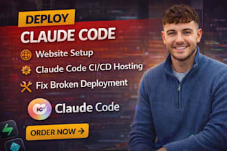 deploy claude code website setup claude code ci cd hosting fix broken deployment