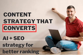 create an SEO blog content strategy for traffic and ai visibility