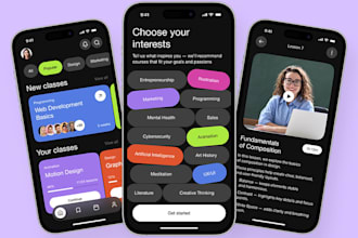 develop elearning app lms app kid learning app online course app educational app
