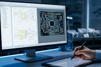 design a pcb and schematic for your circuit