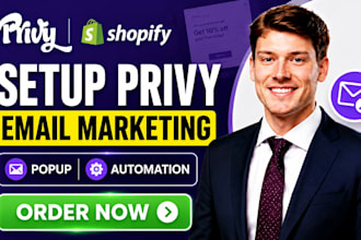 setup privy email marketing  shopify popup privy automation