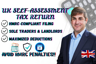 file your UK self assessment tax return for sole traders and landlords