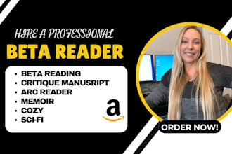beta read critique memoir scifi cozy mystery thriller romance reader book editor