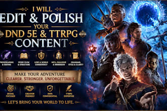 edit and polish your dnd 5e and tabletop rpg content