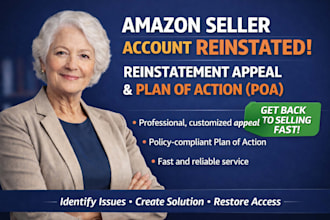 write amazon suspension appeal and plan of action for account reinstatement