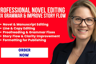 transform your messy manuscript into a polished fiction or romance novel fast