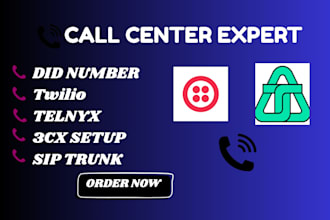 setup inbound and outbound calls for any countries
