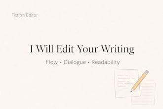 edit your writing for flow dialogue and readability