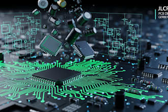 pcb layout gerber bom jlcpcb ready pcb manufacturing files circuit board