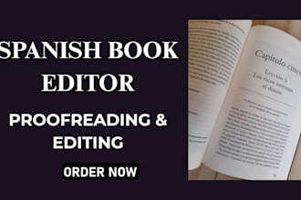professionally proofread and edit your spanish book