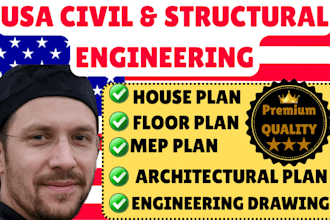 draw stamp and review as licensed structural engineer in usa and texas