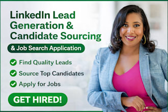 do linkedin lead generation, candidate sourcing, and job search application