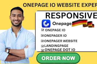 create professional onepage website design onepage landing page sale funnel