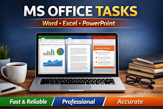 create and format documents in ms word, excel, and powerpoint